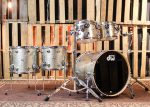 DW Collector s Maple SSC Nickel Sparkle Glass Drum Set - 22,10,12,14,16 - SO#1384268 Sale