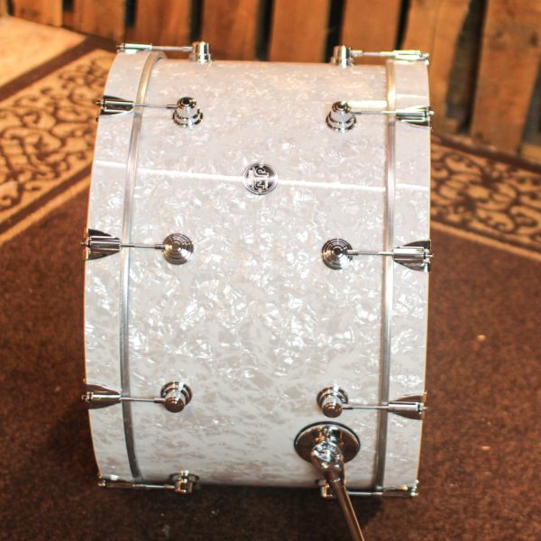 DW Performance White Marine Pearl Bass Drum - 14x24 For Discount