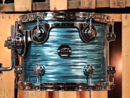 DW Performance Turquoise Oyster Rack Tom - 9x12 For Sale