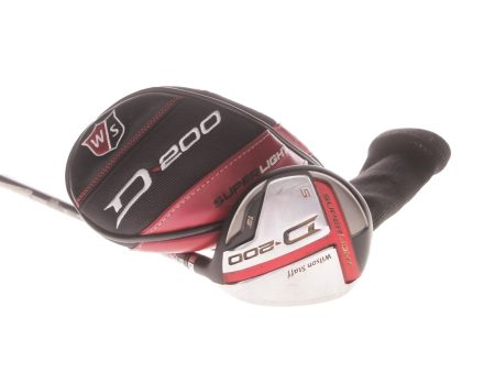 Wilson D-200 Graphite Men s Right Fairway 5 Wood 18 Degree Regular - UST Mamiya Elements Chrome 49 FR Sale