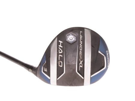 Cleveland Launcher XL Halo Men s Right Graphite Fairway 3 Wood 15 Degree Senior - Project X Cypher 5.0 A For Sale